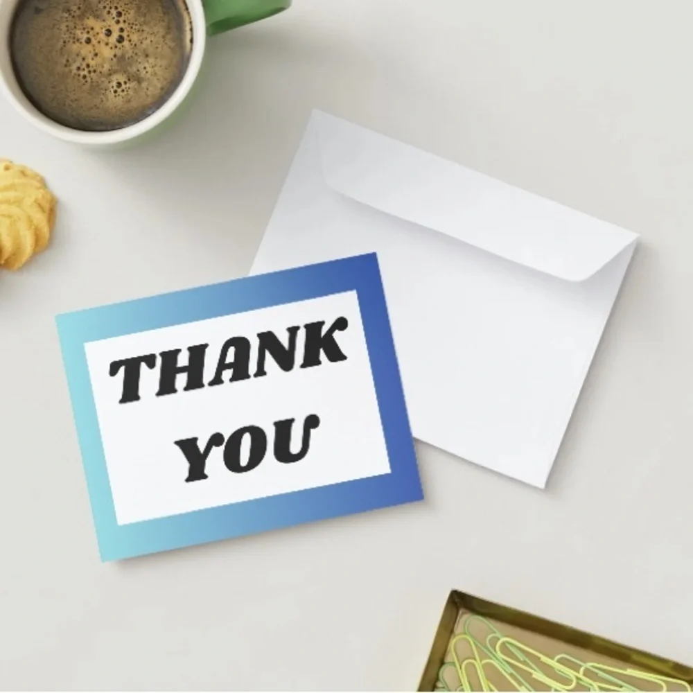 Set of 10 Thank You Post Cards